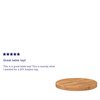 Flash Furniture 30" Round Butcher Block Style Table Top XU-BB30RD-GG